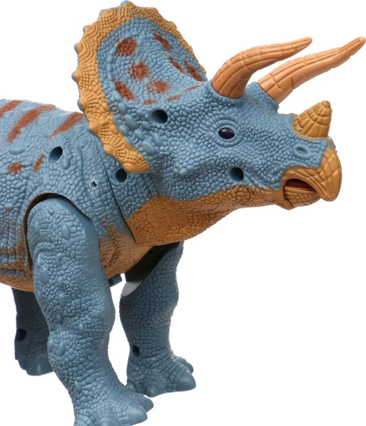 Интерактивный динозавр Трицератопс (световые и звуковые эффекты) - RS6167A