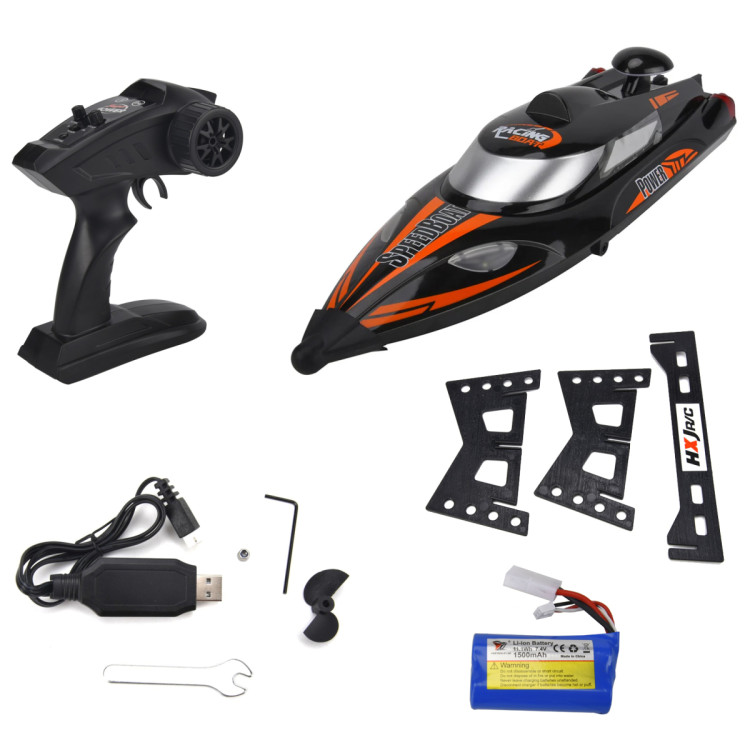 Радиоуправляемый катер с сумкой (47 см, 35 км/ч, акб 3000 mAh) - HJ810B-A1-BAG