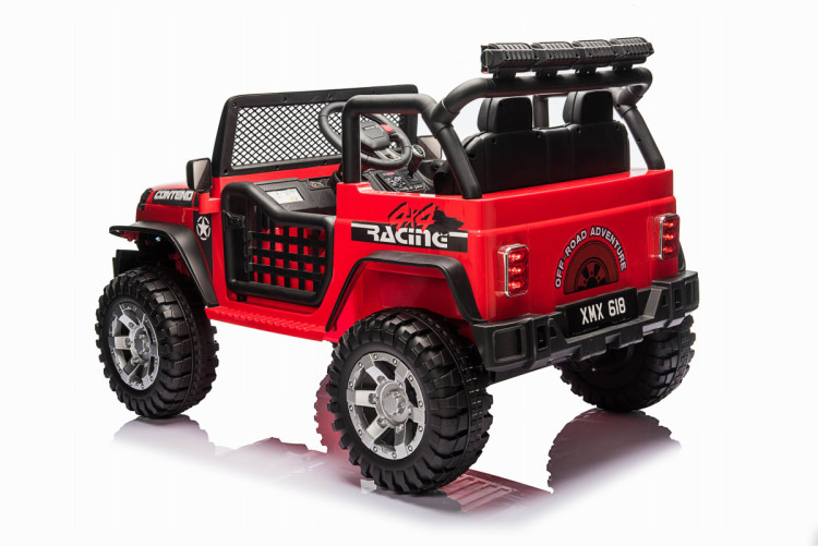 Детский электромобиль джип XMX с полным приводом (красный, EVA, 12V) - XMX618-4WD-RED