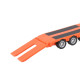 Металлический грузовик трейлер HUI NA TOYS масштаб 1:50 - HN1730-ORANGE