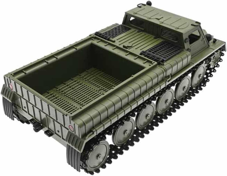 Радиоуправляемый гусеничный советский вездеход WPL ГАЗ-71 RTR масштаб 1:16 - WPLE-1