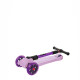 Самокат Maxiscoo Junior Delux Трехколесный Складной со Светящимися Колесами, Лавандовый - MSC-J0918