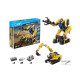 Радиоуправляемый конструктор CADA 2 в 1 экскаватор ROCK MAN (930 деталей) - C51026W