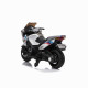 Детский электромотоцикл XMX (белый, EVA, с ручкой газа, 12V) - XMX609-WHITE
