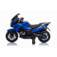 Детский электромотоцикл XMX (синий, EVA, с ручкой газа, 12V) - XMX609-BLUE