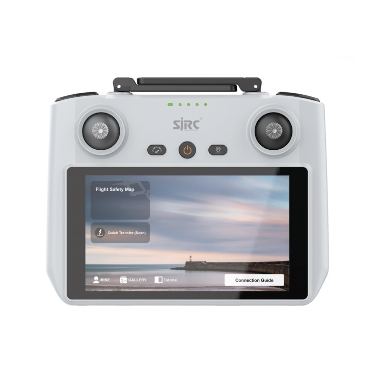 Квадрокоптер SJRC F22 X3 PRO+ 2АКБ, пульт с экраном 3-AXIS 4K EIS 5G GPS