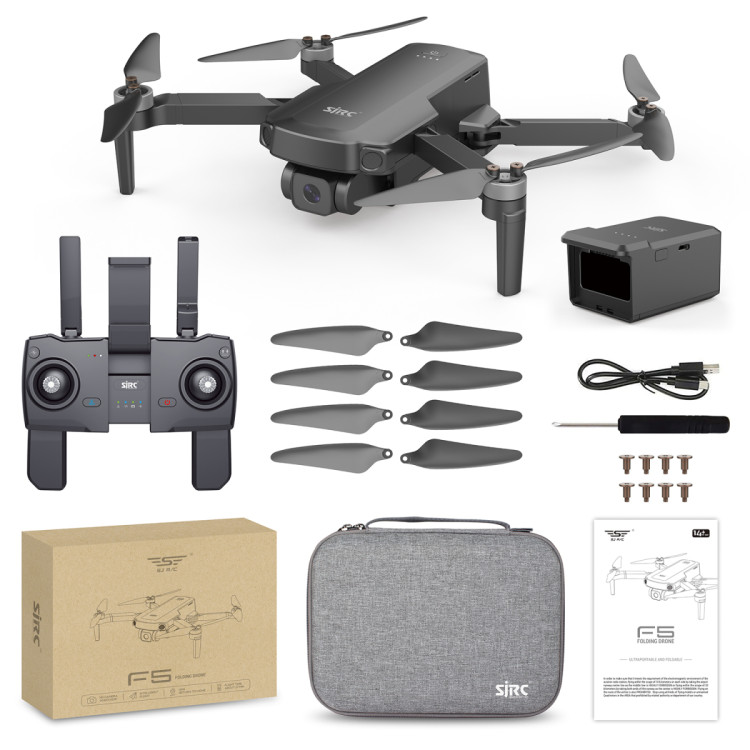 Квадрокоптер SJRC F5 V2 с подвесом и камерой 2K 5G GPS - SJ-F5-V2