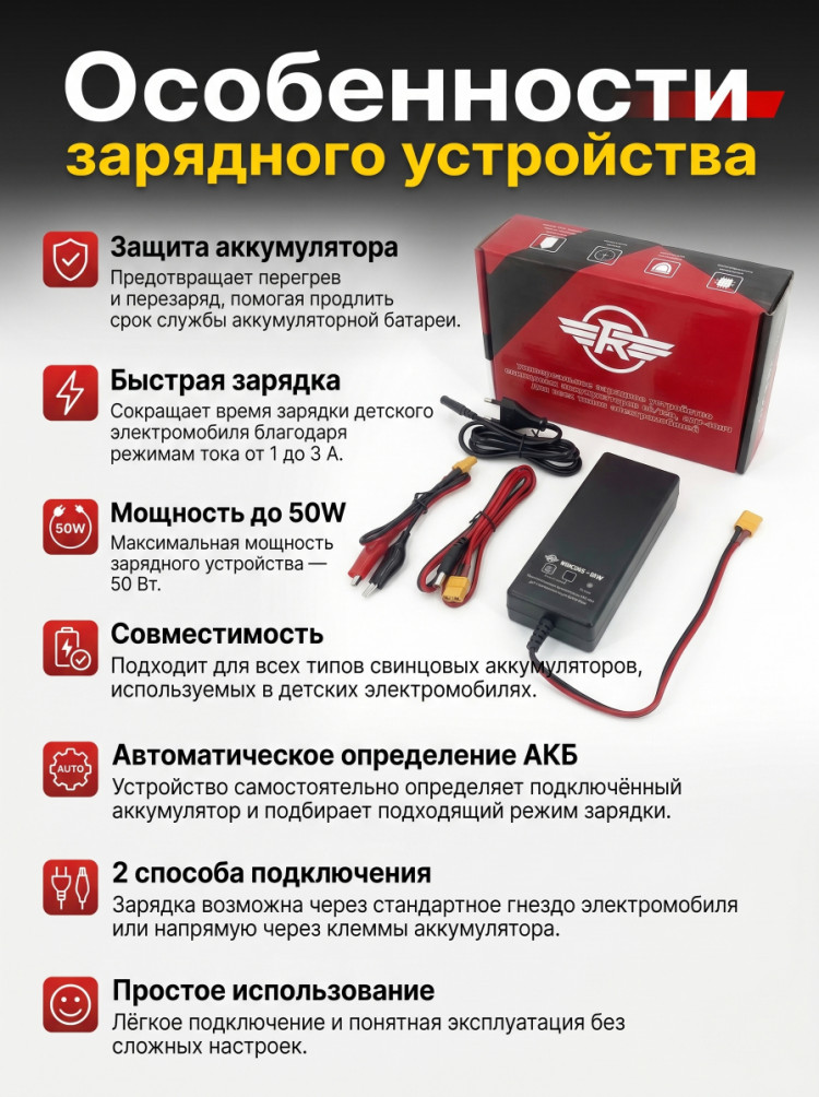 Универсальное зарядное устройство для электромобиля - RWC300
