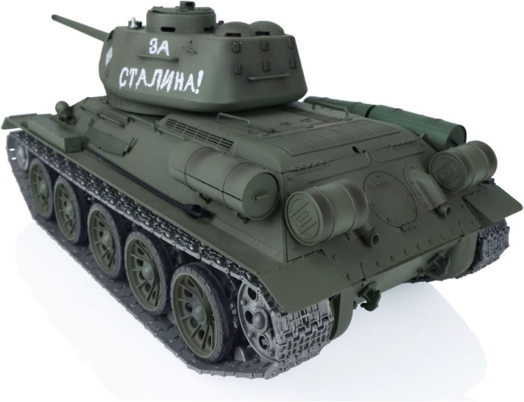 Радиоуправляемый танк Heng Long T-34 Pro V7.0 масштаб 1:16 RTR 2.4GHz - 3909-1Pro V7.0