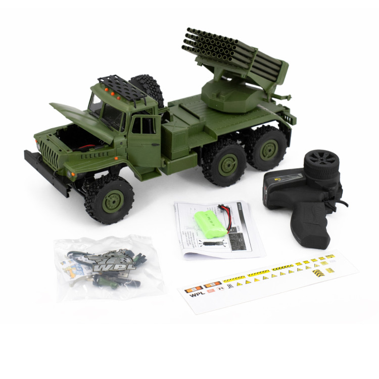 Радиоуправляемый Советский военный грузовик 6WD - WPLB-36-2