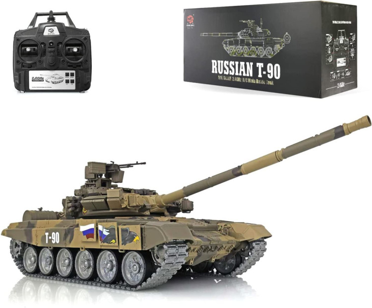 Радиоуправляемый танк Heng Long Т-90 Pro V7.0 масштаб 1:16 RTR 2.4G - 3938-1PRO V7.0