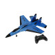 Радиоуправляемый самолет SU-35 для начинающих 2.4G - FX820-BLUE