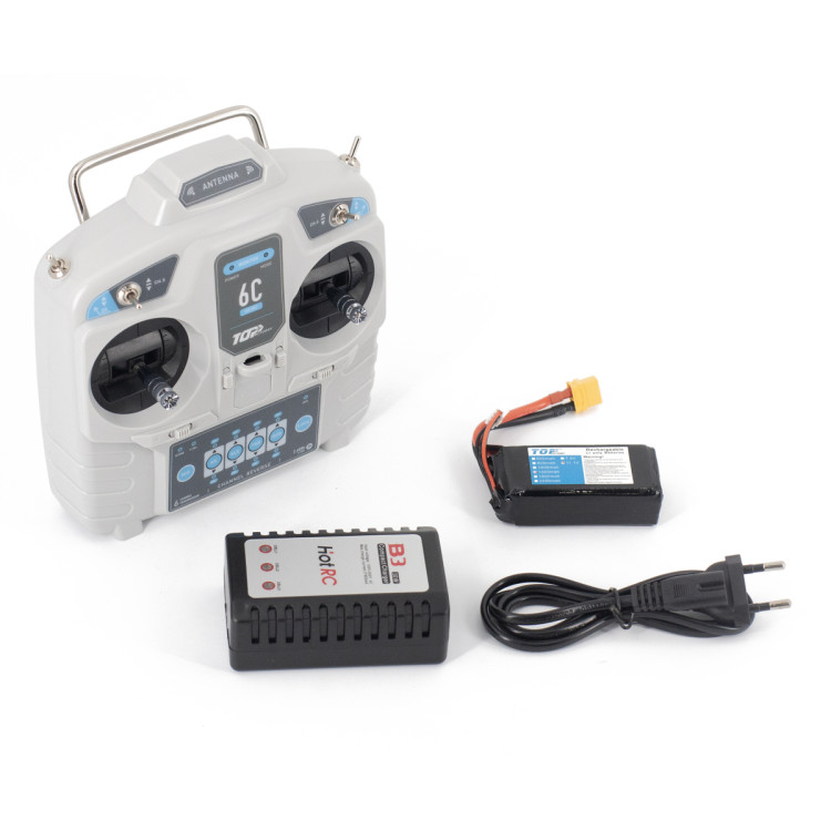 Радиоуправляемый планер Top RC T1400 1400mm RTF - TOP100C