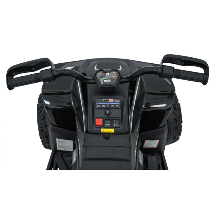 Детский электромобиль квадроцикл Outlander (черный, 24V, 4WD, пульт, EVA) - XMX652-24V-4WD-BLACK