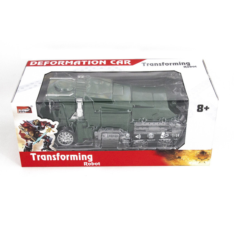 Радиоуправляемый робот трансформер MZ Военный грузовик 1:14 - 2809P