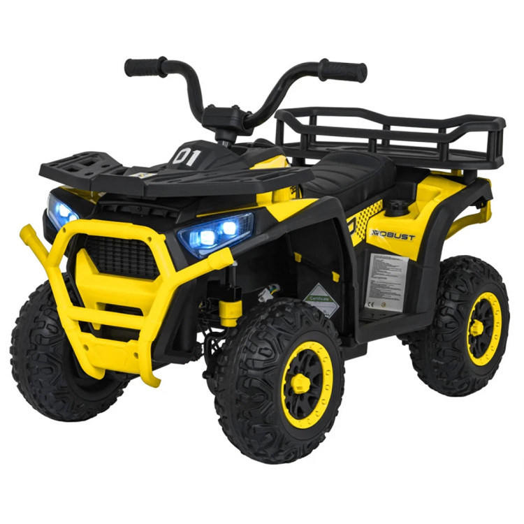 Детский электромобиль квадроцикл X-Robust (желтый, 24V, 4WD, пульт, EVA) - XMX651-24V-4WD-YELLOW