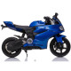 Детский электромобиль мотоцикл Ducati Blue (дисковый тормоз, 16 км/ч, 24V) - SX1629