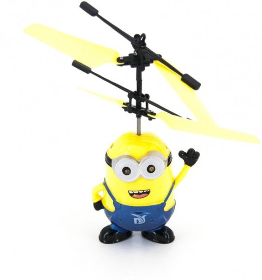 Летающий синий миньон &quot;Дэйв&quot; со светящимися глазами - 1688