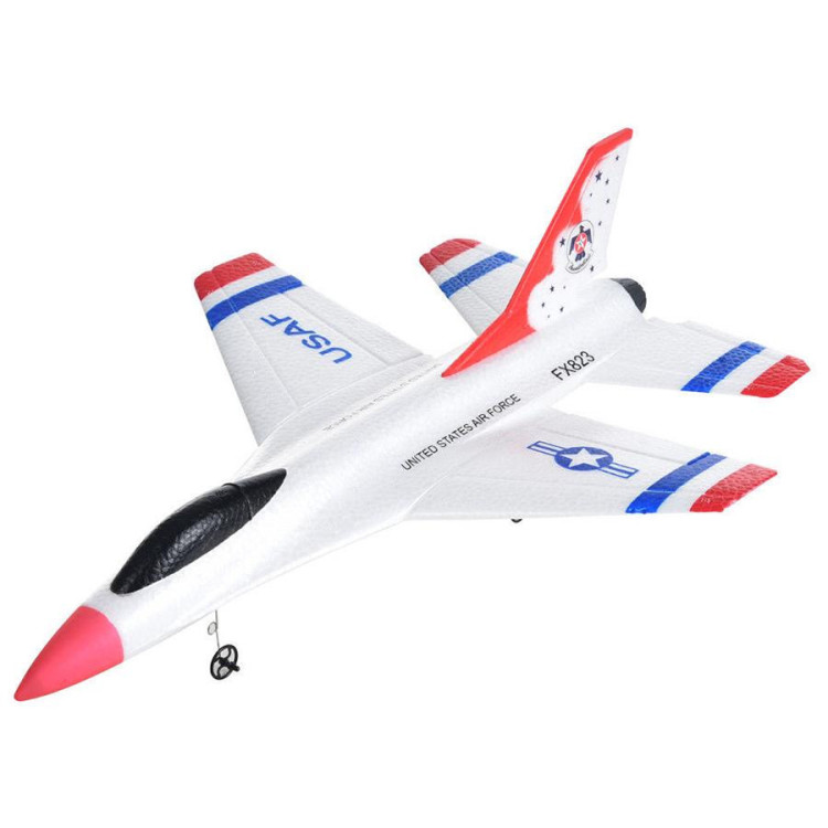 Радиоуправляемый самолет для начинающих F16 FIGHTER 2.4G - FX823