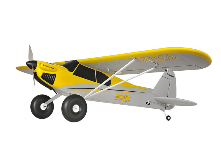 Радиоуправляемый самолет S Cub 1500mm Yellow RTF + Flight Controller - TOP126E
