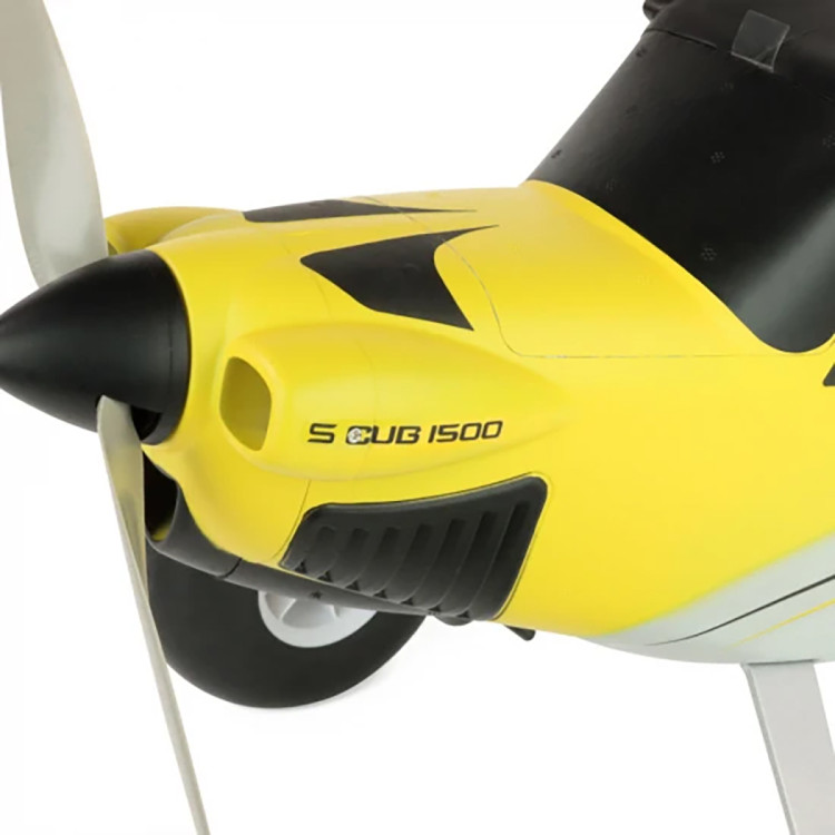 Радиоуправляемый самолет S Cub 1500mm Yellow RTF + Flight Controller - TOP126E
