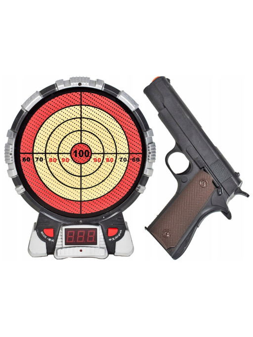 Игровой набор &quot;Лазерный пистолет и мишень с указанием баллов&quot; на батарейках - XZ-H9V