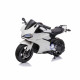 Детский электромобиль мотоцикл Ducati White (дисковый тормоз, 16 км/ч, 24V) - SX1629