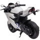 Детский электромобиль мотоцикл Ducati White (дисковый тормоз, 16 км/ч, 24V) - SX1629