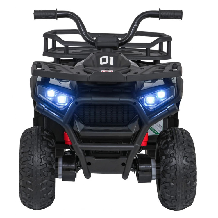 Детский электромобиль квадроцикл X-Robust (черный, 24V, 4WD, пульт, EVA) - XMX651-24V-4WD-BLACK