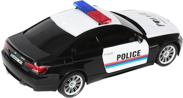 Радиоуправляемая машина GK Racer BMW M3 Coupe POLICE масштаб 1:18 - 866-1803PB-BLACK