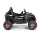 Двухместный полноприводный электромобиль Black Carbon UTV-MX Buggy 12V - XMX603-BLACK-PAINT