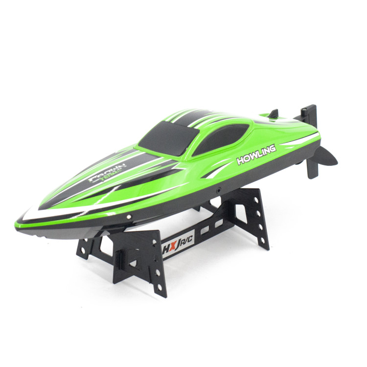 Радиоуправляемый катер Chasing Waves PRO с сумкой (41 см, 55 км/ч, Brushless) - HJ818PRO-GREEN-BAG