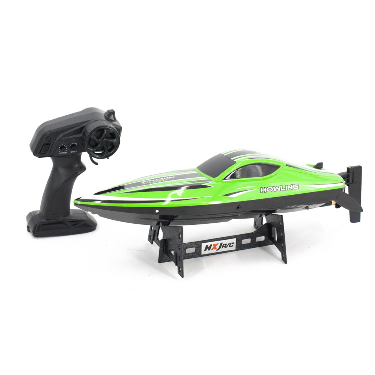 Радиоуправляемый катер Chasing Waves PRO с сумкой (41 см, 55 км/ч, Brushless) - HJ818PRO-GREEN-BAG