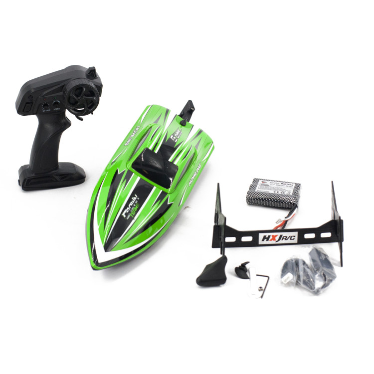 Радиоуправляемый катер Chasing Waves PRO с сумкой (41 см, 55 км/ч, Brushless) - HJ818PRO-GREEN-BAG