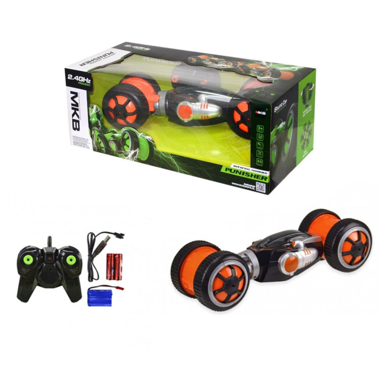 Радиоуправляемая оранжевая машина-перевертыш Mekbao Трюкач Tongde - 5588-615-ORANGE