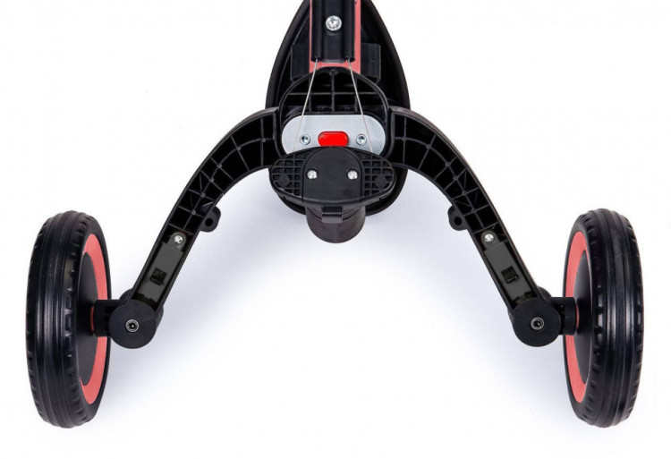 Детский беговел-велосипед 8в1 с крышей и ручкой, розовый - TR008C-PINK