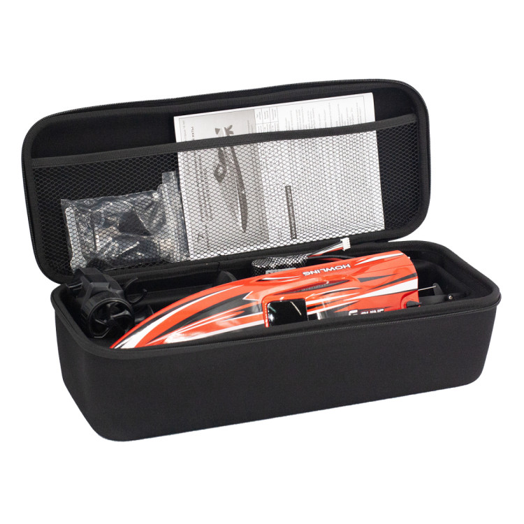 Радиоуправляемый катер Chasing Waves PRO с сумкой (41 см, 55 км/ч, Brushless) - HJ818PRO-RED-BAG