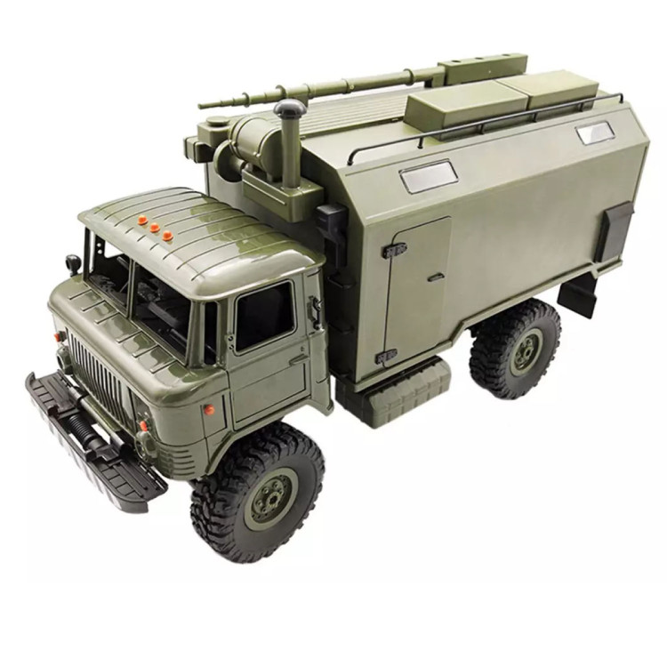 Радиоуправляемая грузовая машина WPL Газ 66 Зеленый 1:16 - WPLB-24-6