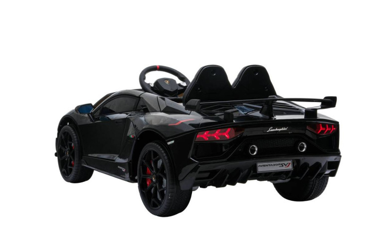 Детский электромобиль Lamborghini SVJ (черный, 12V) - HL328
