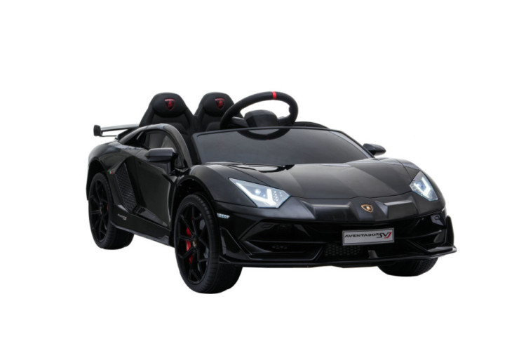 Детский электромобиль Lamborghini SVJ (черный, 12V) - HL328