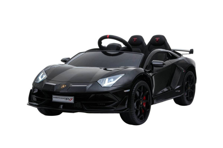 Детский электромобиль Lamborghini SVJ (черный, 12V) - HL328