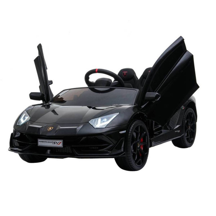 Детский электромобиль Lamborghini SVJ (черный, 12V) - HL328