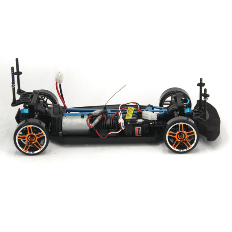 Радиоуправляемый автомобиль для дрифта HSP Flying Fish 1 LED фары 4WD 1:10 2.4G - 94123T-12340-O