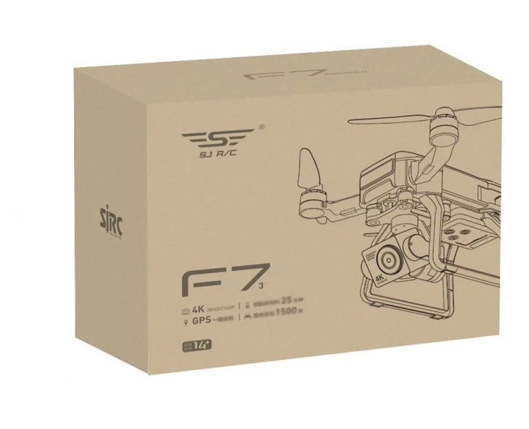 Квадрокоптер SJRC F7 3-AXIS 4K EIS 5G GPS RTFl - SJRC-F7-4K