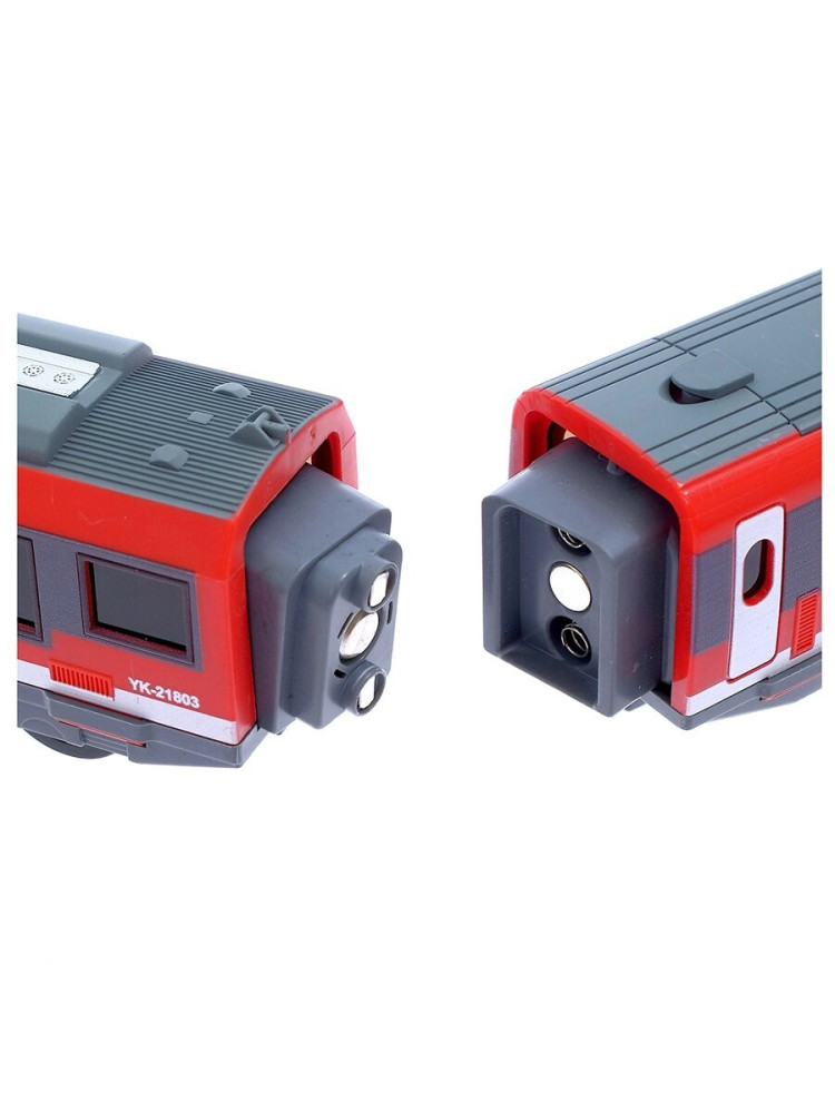 Железная дорога с пультом управления (поезд Красная стрела, длина 434 см, свет, звук) - LQ-2812Y