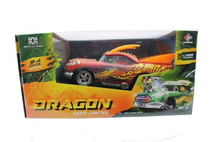 Радиоуправляемая машина Дракон из серии Muscle Car (свет, звук, 1:16) - MK8028B-RED