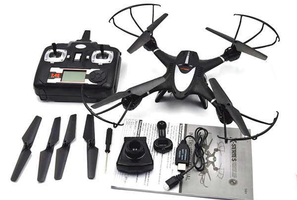 Радиоуправляемый квадрокоптер с барометром MJX X401H-B (черный) FPV 2.4G - X401H-B