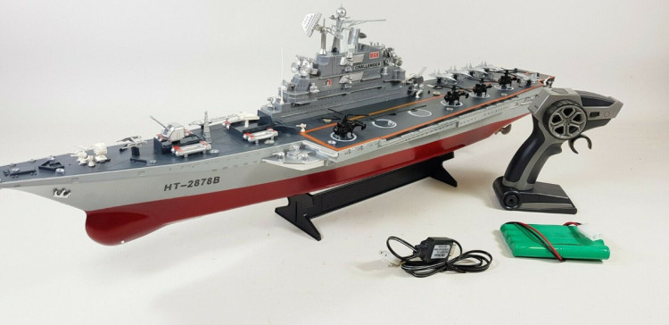 Радиоуправляемый корабль Heng Tai авианосец Challenger 1:275 2.4G - HT-2878B
