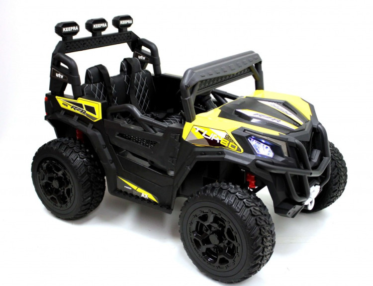 Детский электромобиль Багги (полный привод, EVA, 12V) - HC-301-4WD-YELLOW