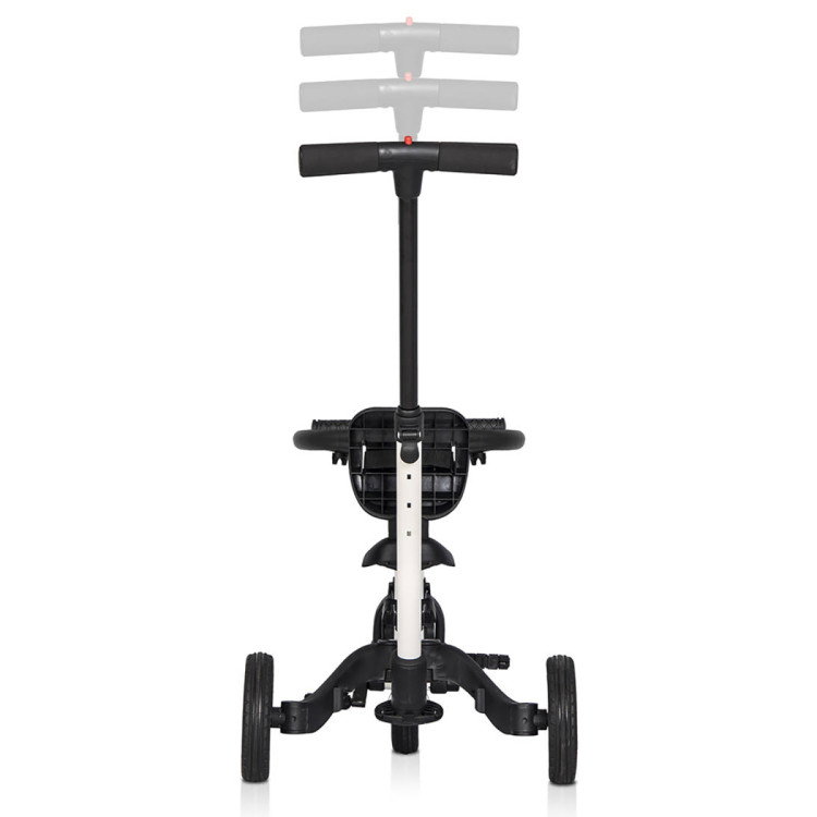 Детский беговел-велосипед 6в1 с родительской ручкой, белый - TR008-WHITE